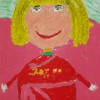 A picture of me painted by a student